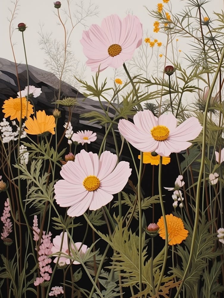 Flower Illustration Cosmos 2