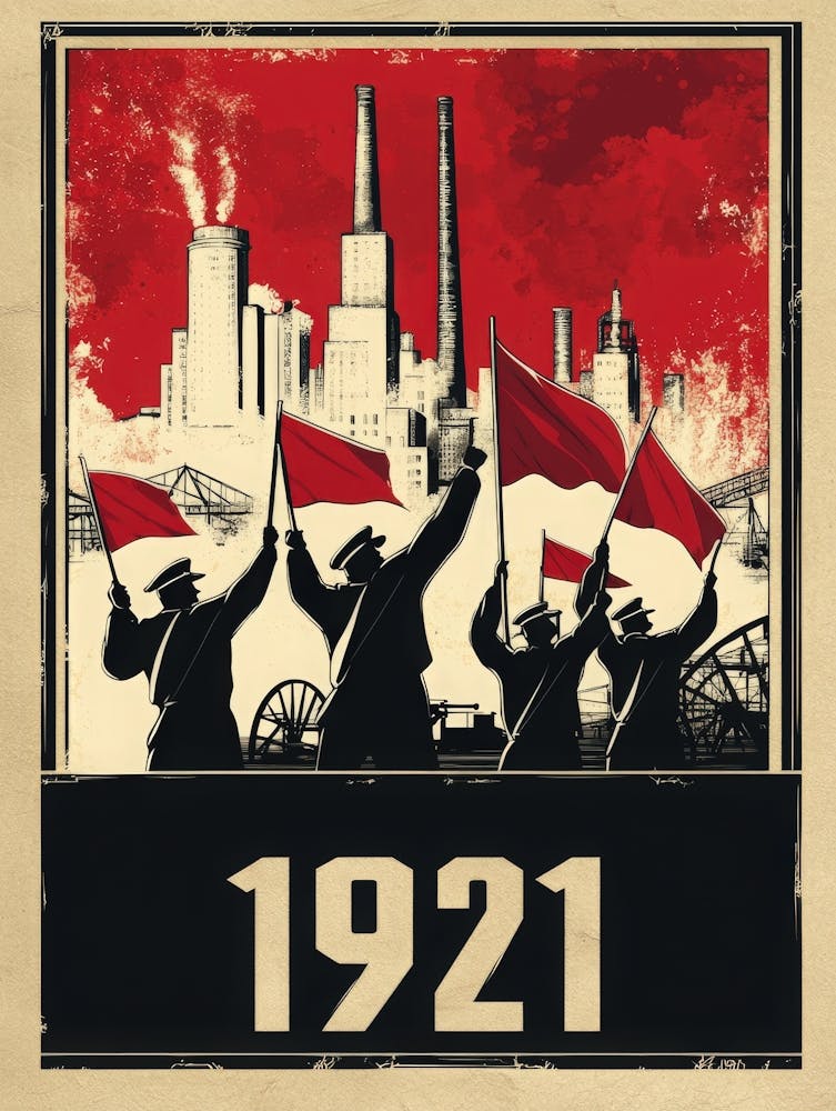 Aihrgdesign A Vintage Political Poster Marking The Formation 9
