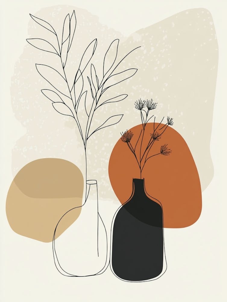Two Vases With Flowers 1