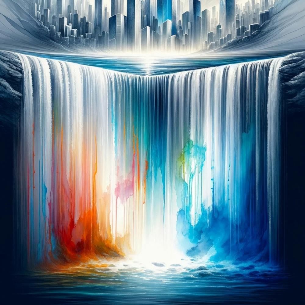 The Source - Watercolor/Oil