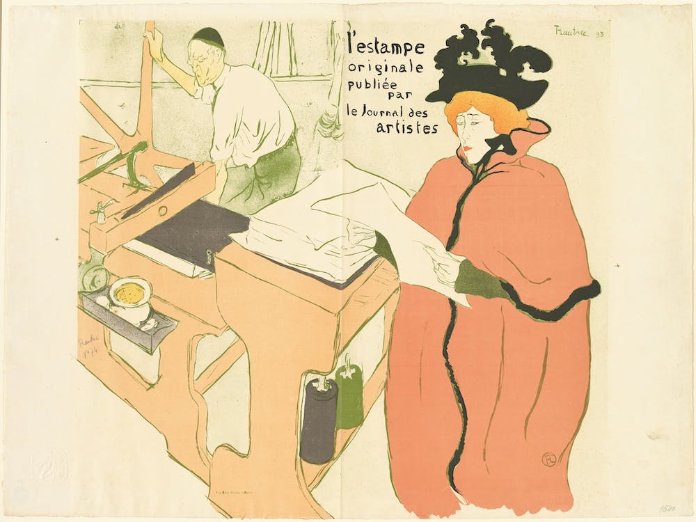 Cover For L Estampe Originale (1893), Henri de Toulouse-Lautrec