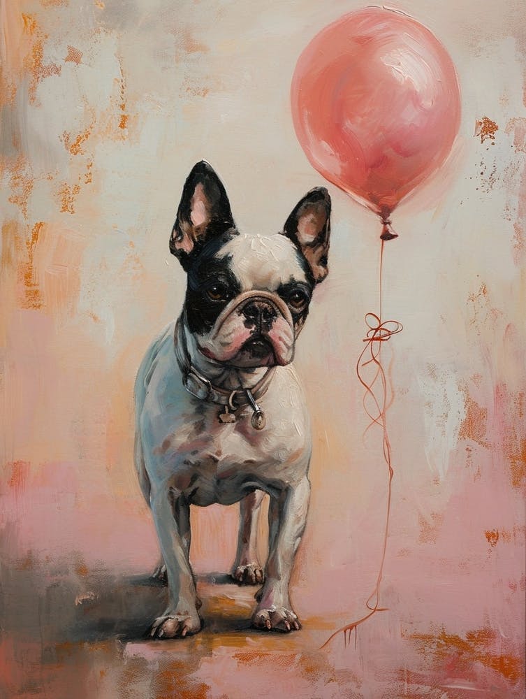 Cute Dog 2 With Balloon