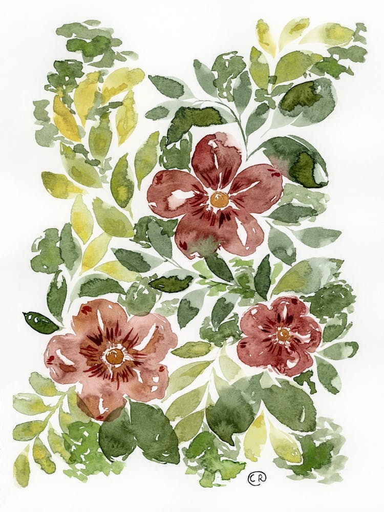 Fleurs à l'Aquarelle 3