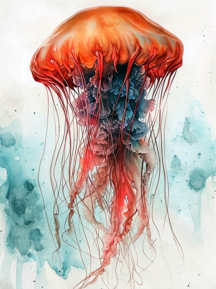Medusa animal illustration art