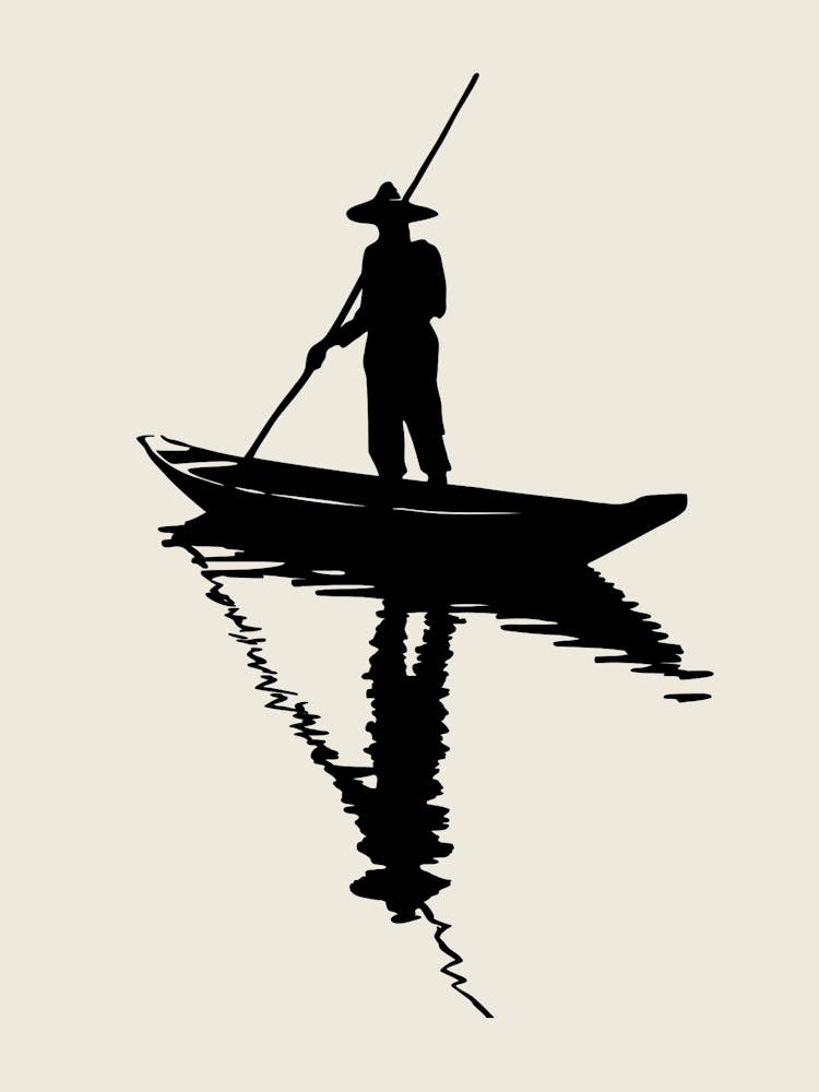 Man In A Boat