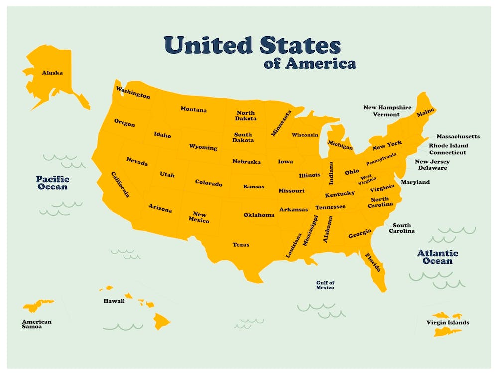 Carte des États-Unis