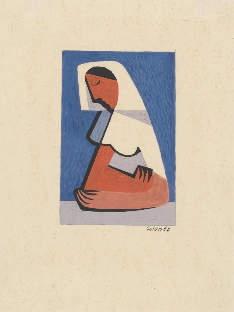 Girl At A Table, Mikuláš Galanda