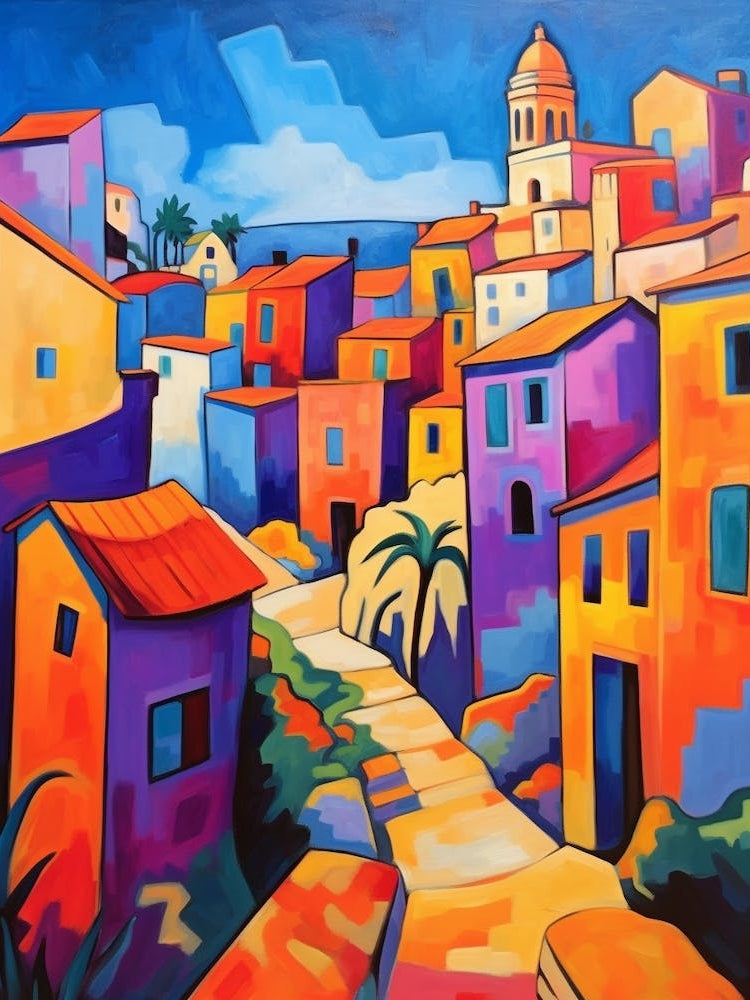 Gozo Malta 1 Fauvist Painting