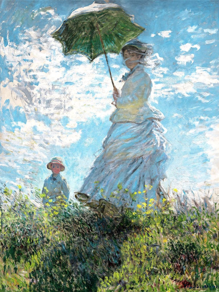 Claude Monet - Woman And Child