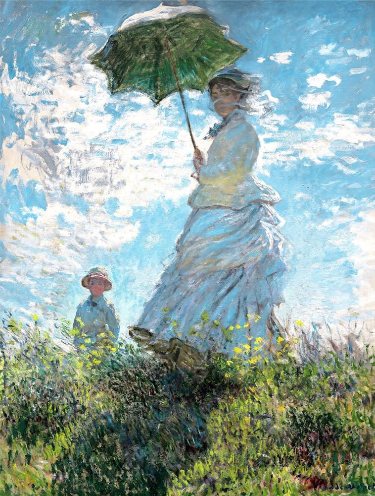 Claude Monet - Woman And Child
