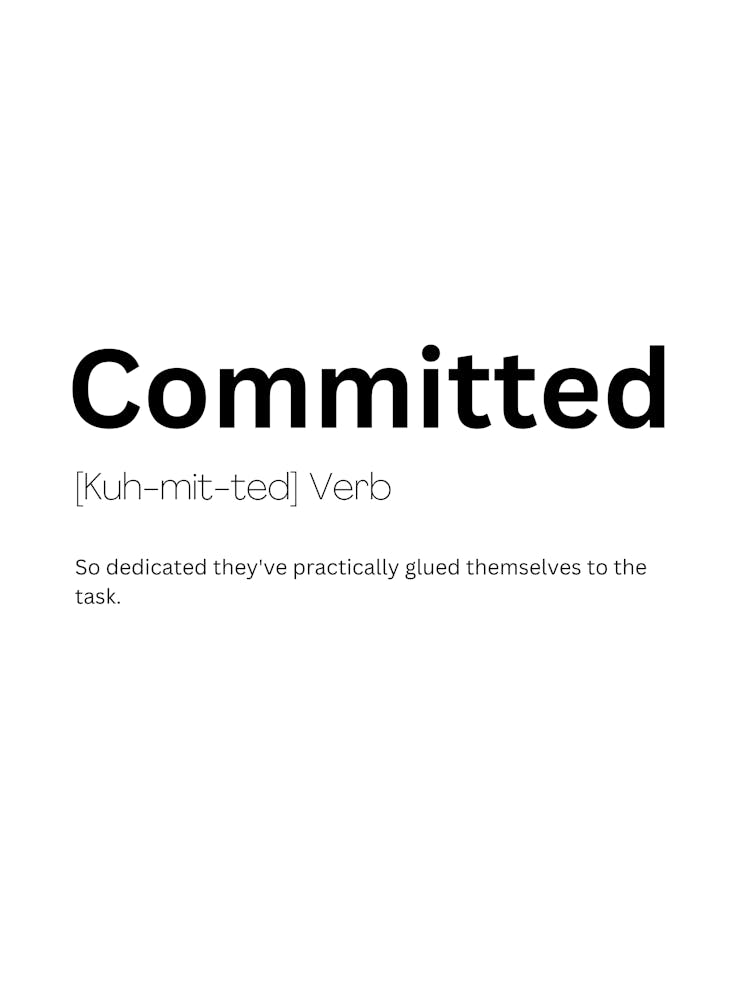 Committed Definition Meaning