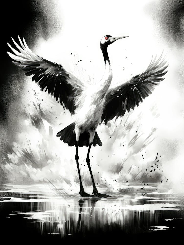 Crane In Flight 2
