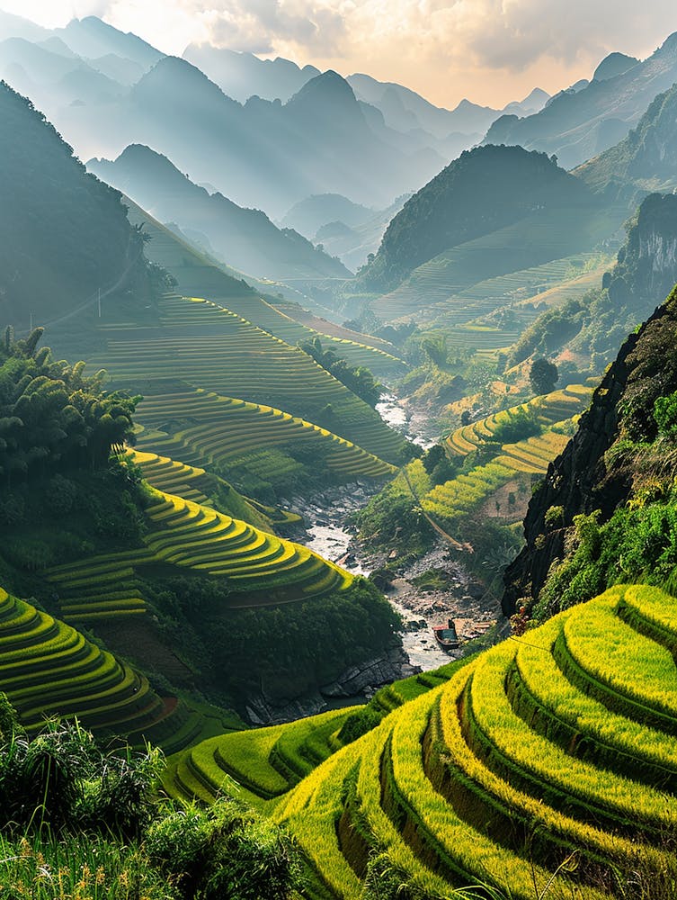 Rice Terraces In Vietnam 7