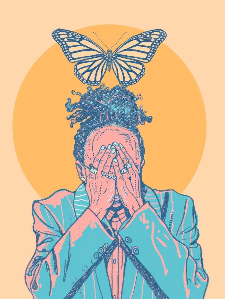 Papillon Sur La Tête