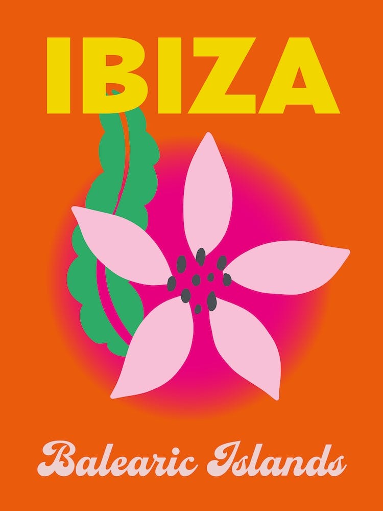 Ibiza Travel Print