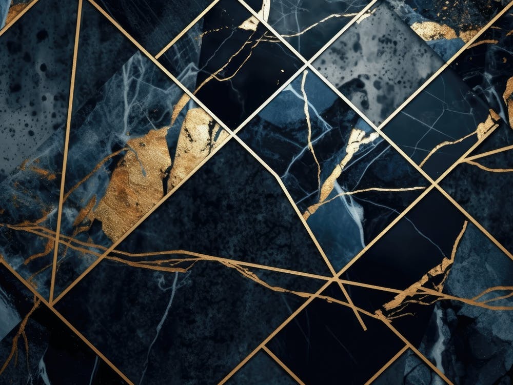 Black And Gold Marble