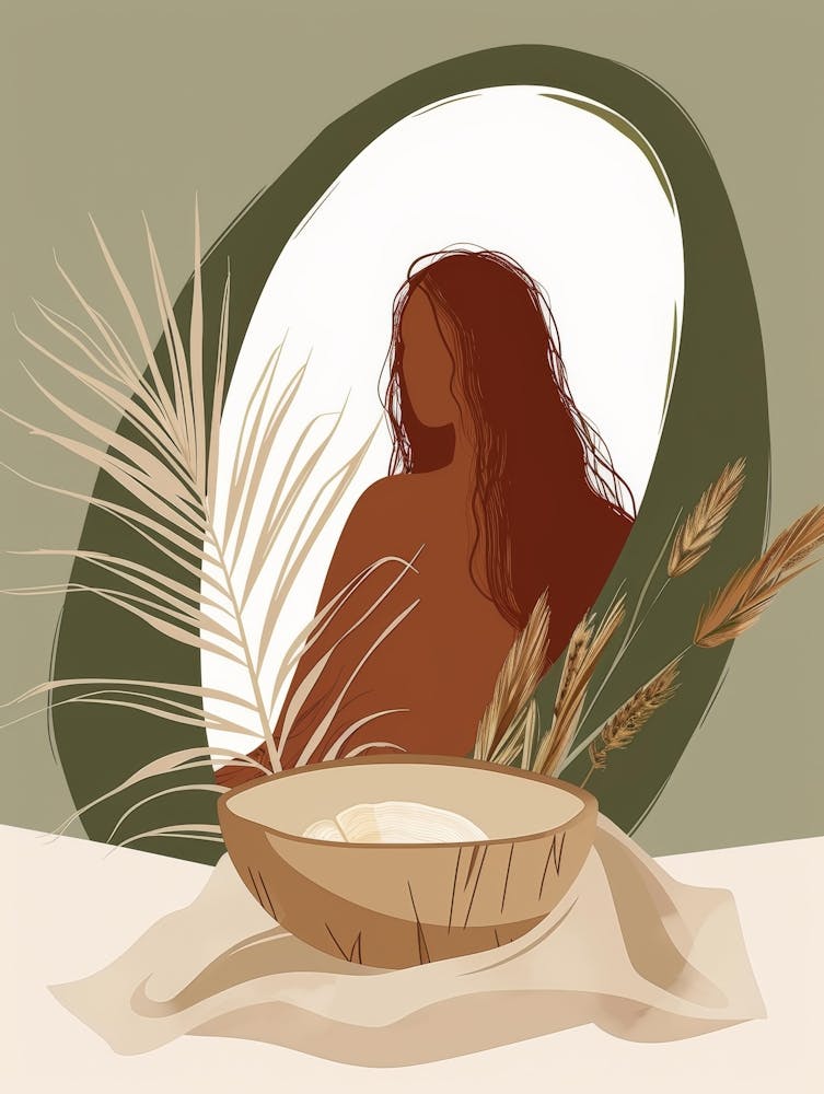Woman In A Bowl 1