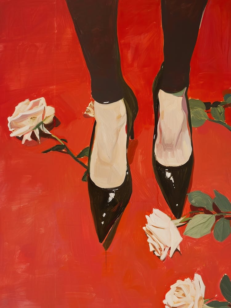 Stilleto on red carpet