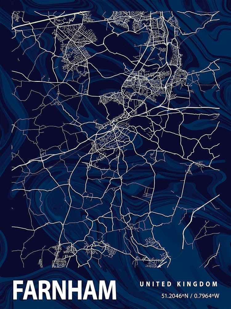 Farnham Crocus Marble Map