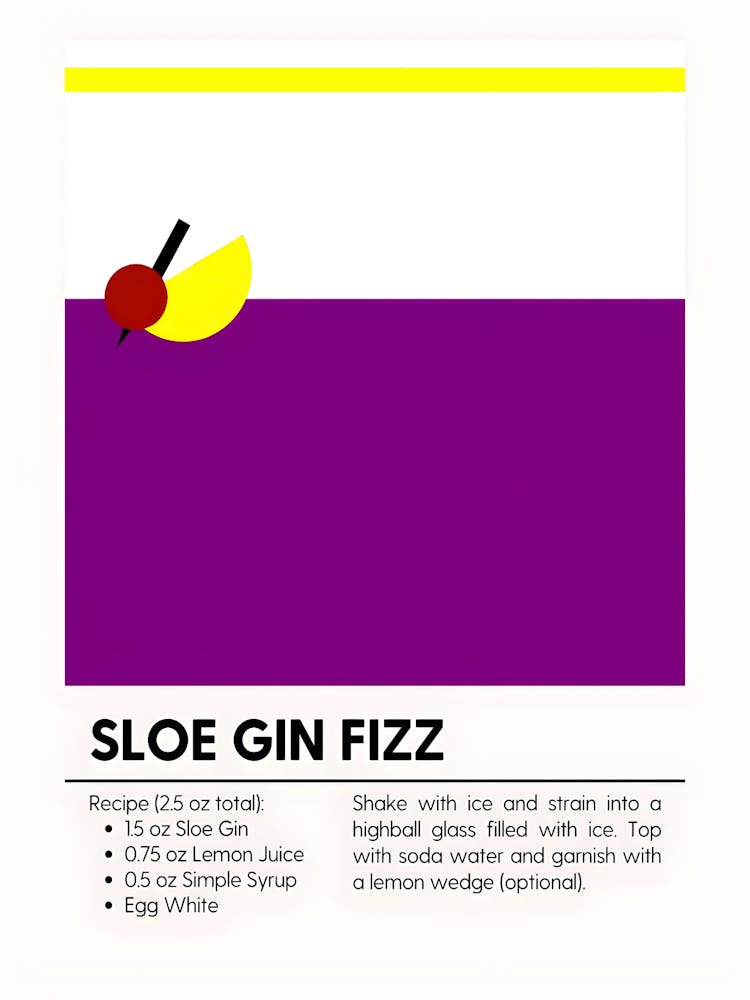 Sloe Gin Fizz 1