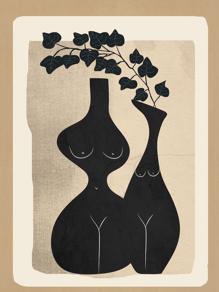 Modern Abstract Woman Body Vases 2