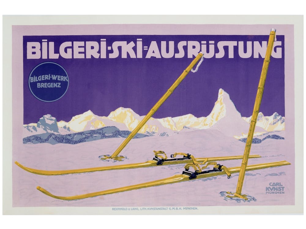 Advertisement For Skiing In Austria
