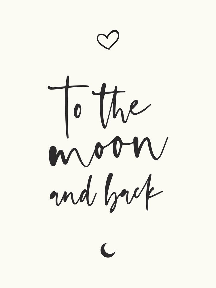 Love You To The Moon and Back - Cute Nursery Gallery Wall