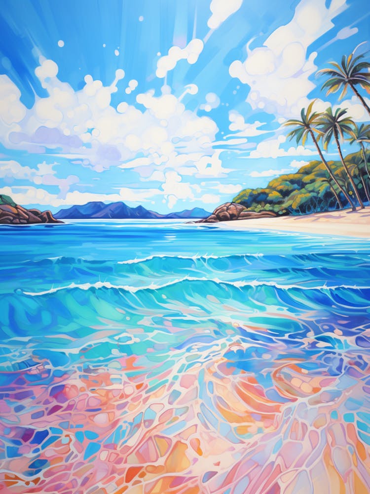 An Oil Painting Of Whitsunday Islands Australia 4