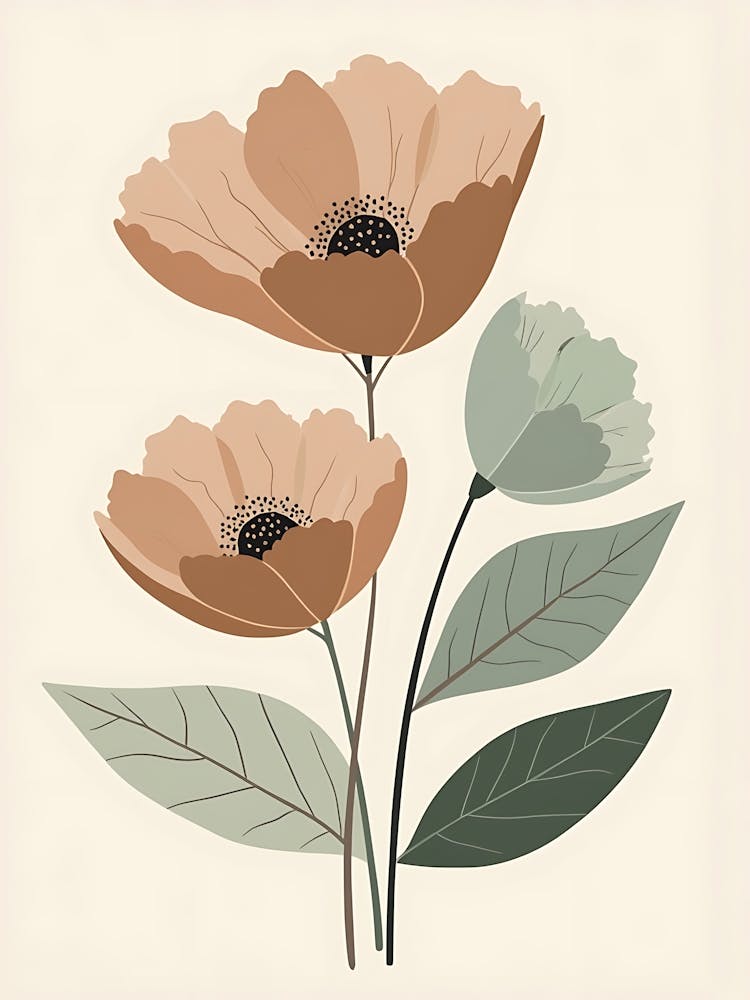 Delicate Boho Floral Watercolor