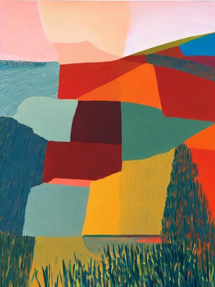 Lençóis Maranhenses National Park Brazil Abstract Colourful