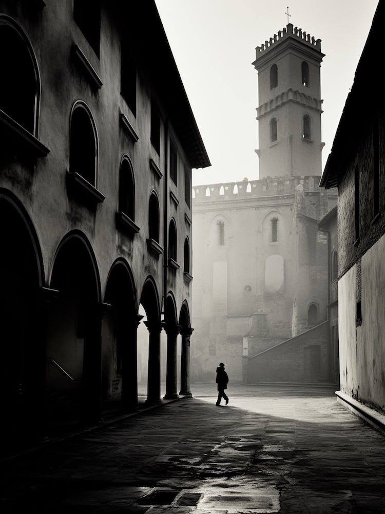 Vicenza, Italy,  Black And White Analogue Photography  3