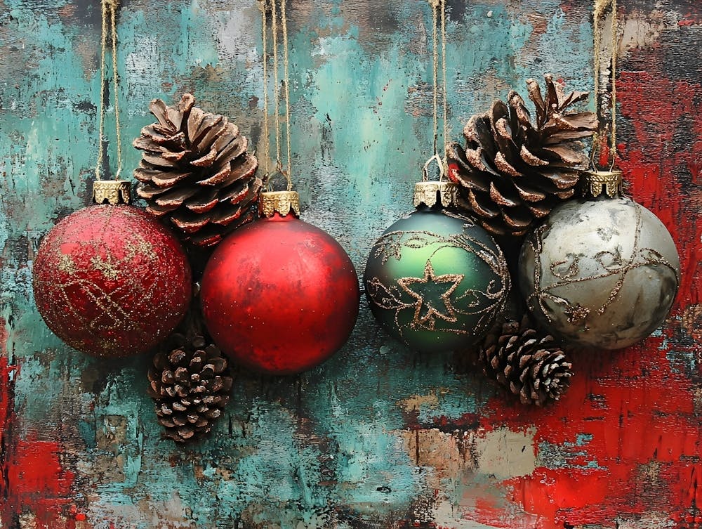 Vintage Christmas Mixed Media 11
