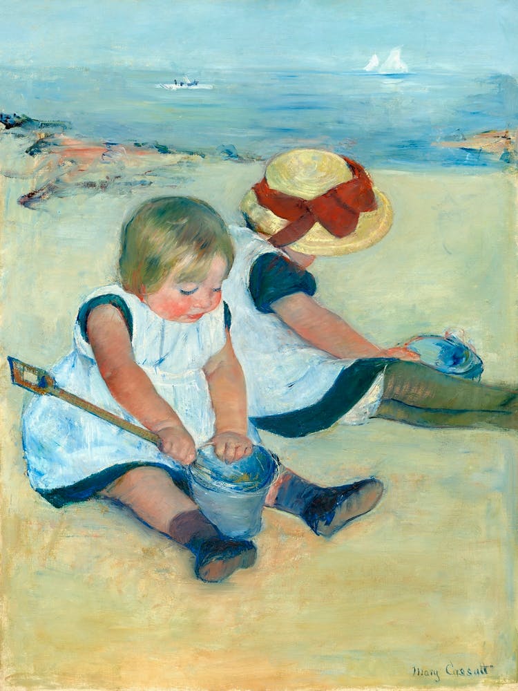 Children Playing On The Beach (1884), Mary Cassatt
