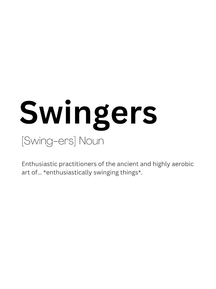 Swingers Definition