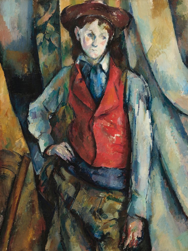 Boy In A Red Waistcoat, Paul Cézanne