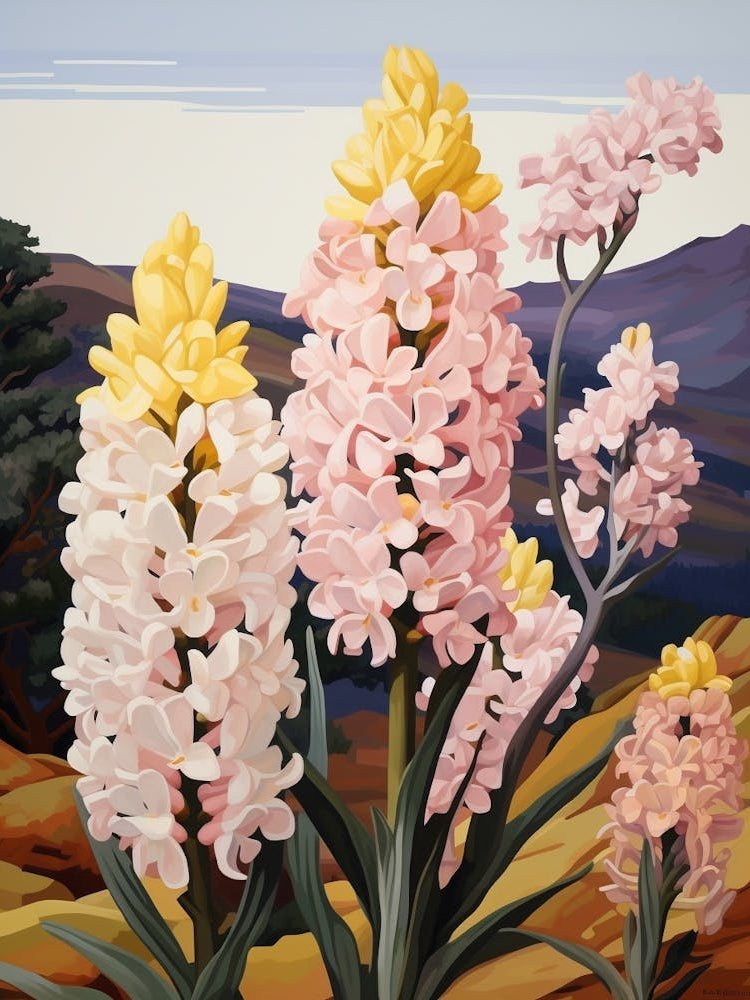 Hyacinth 4 Flower Painting