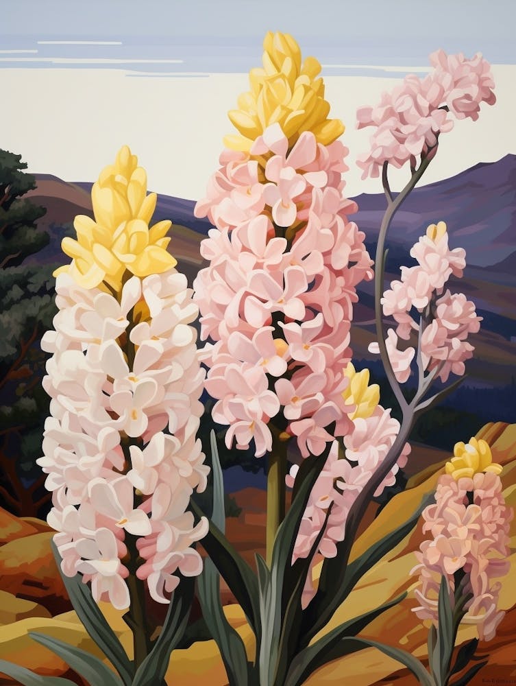 Hyacinth 4 Flower Painting