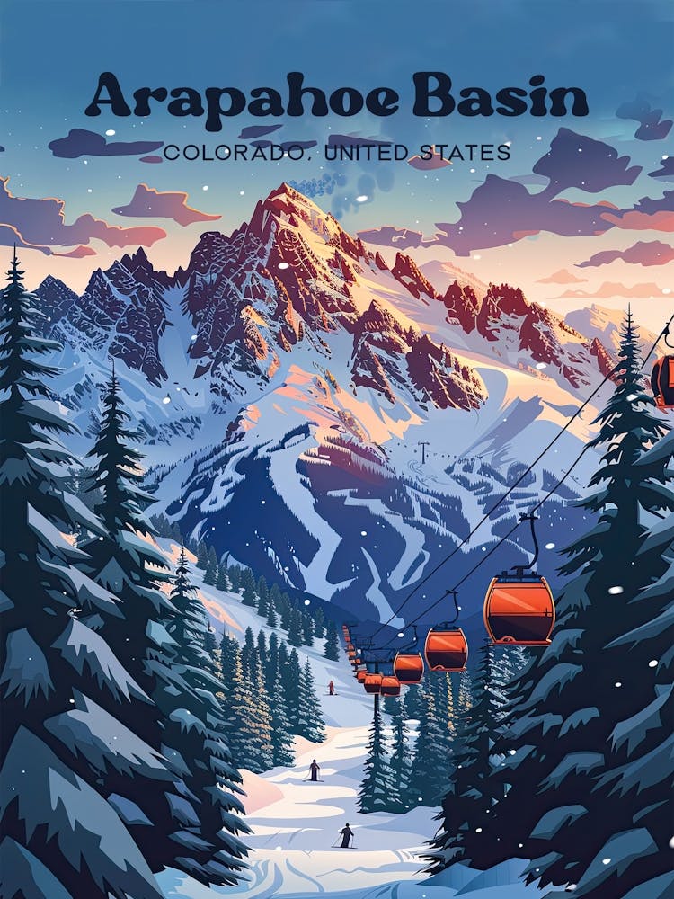 Arapahoe Basin A Basin Travel Art