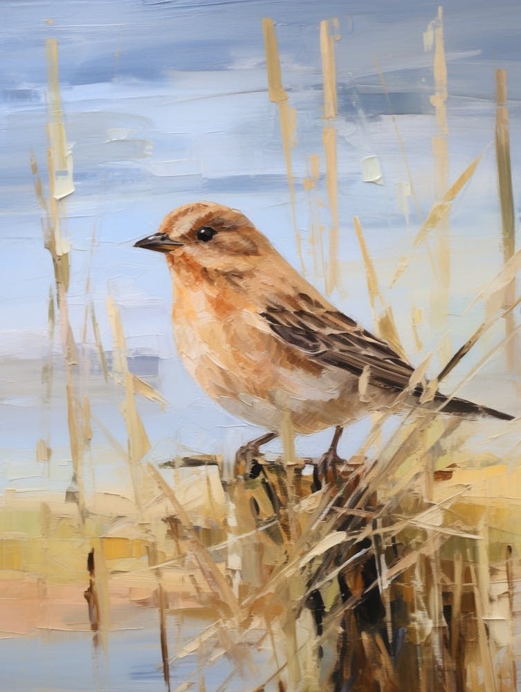 Bird Painting Cowbird 2