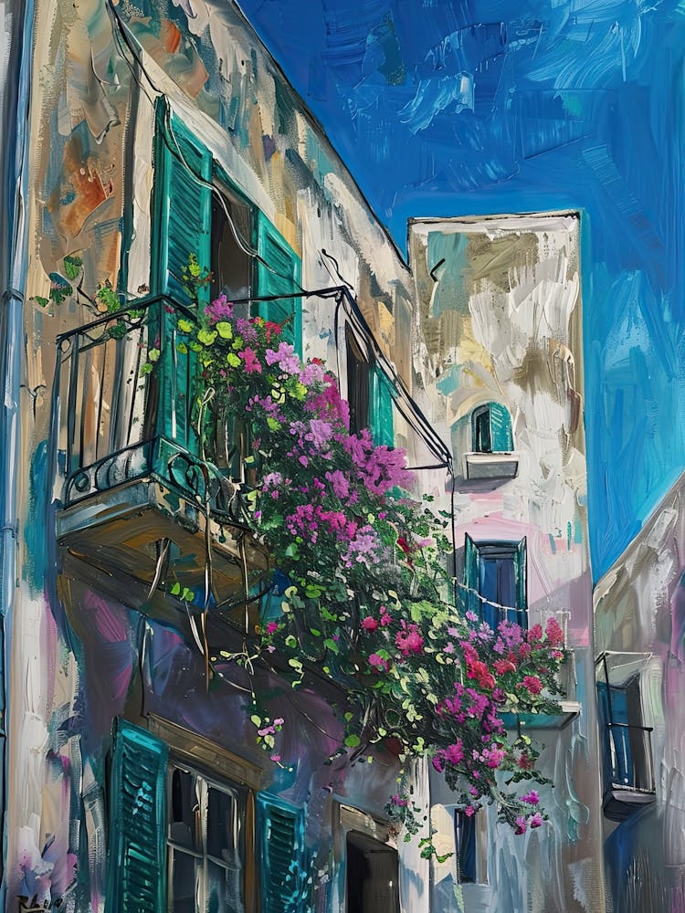 Balcony Painting In Bari 2