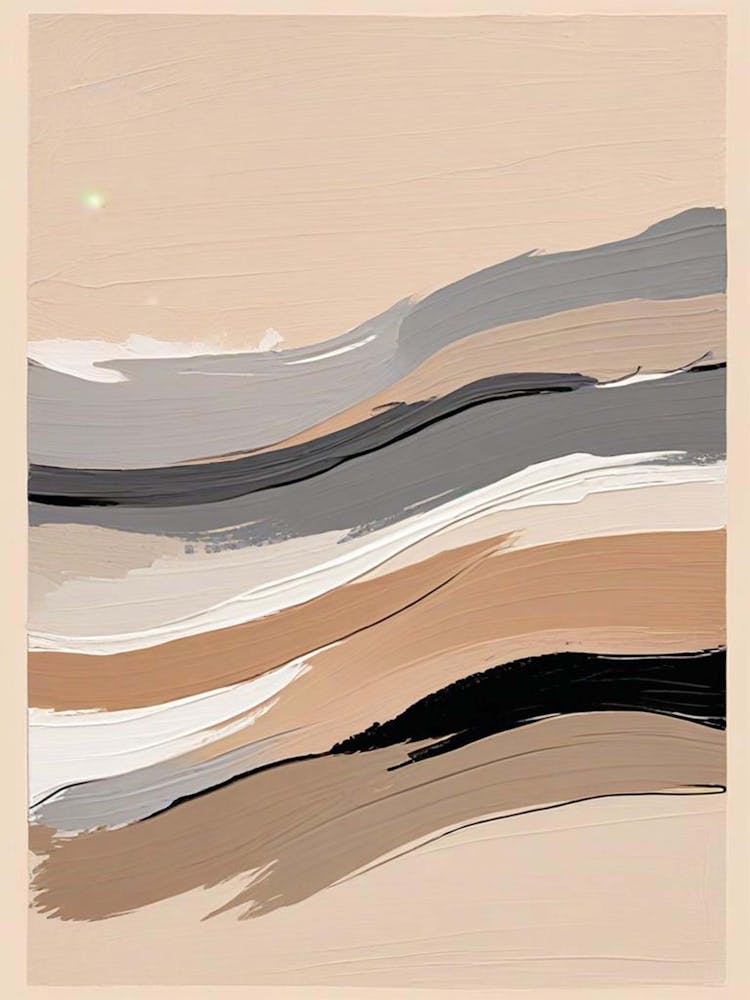 Muted Neutrals Abstract 11 Living Room (5)