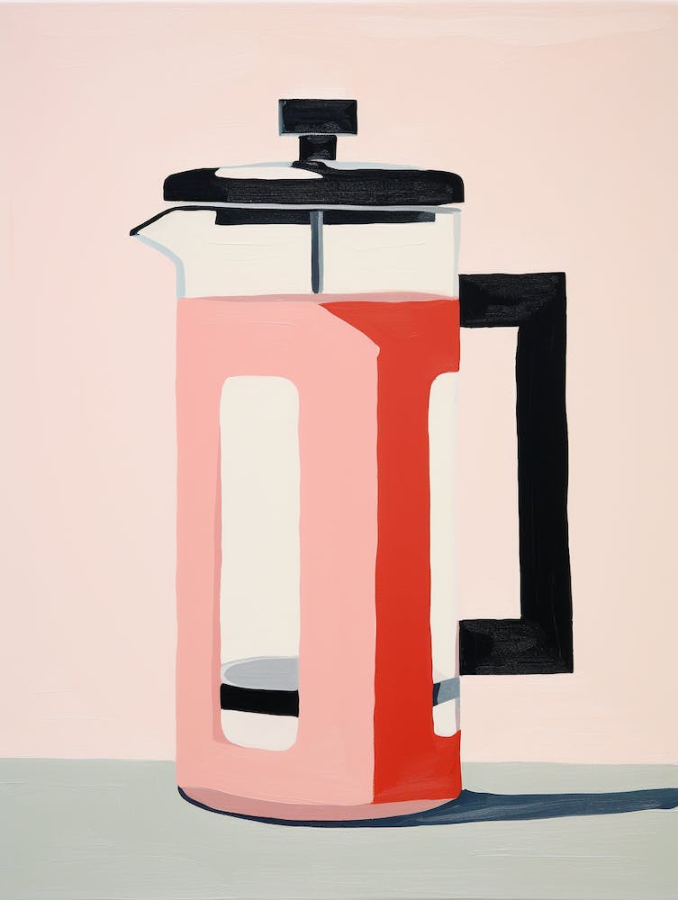 Matisse Inspired Abstract Coffee Kitchen Poster