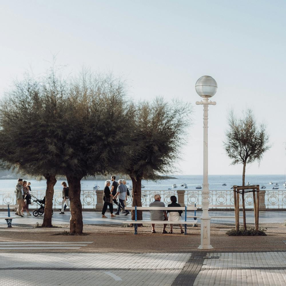 Promenade Walk, St Sebastian, Spain Square