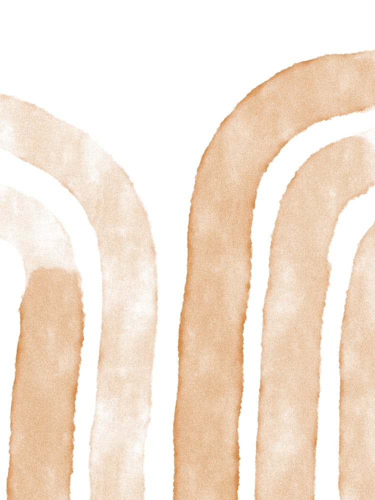 Terracotta Abstract Lines