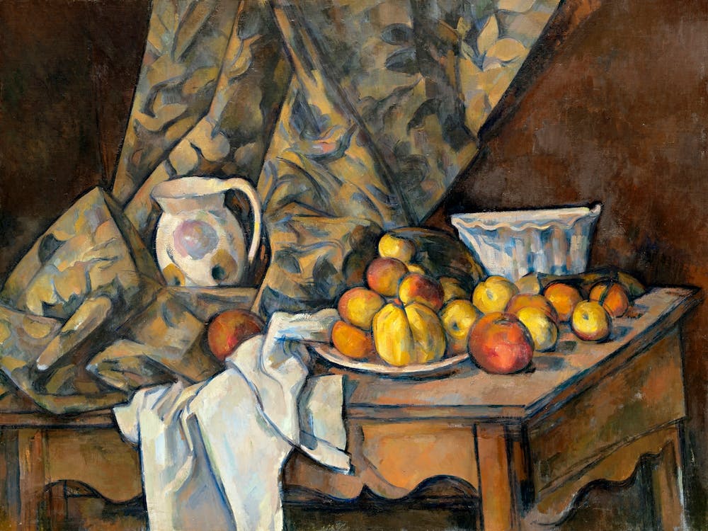 Still Life With Apples And Peaches, Paul Cézanne