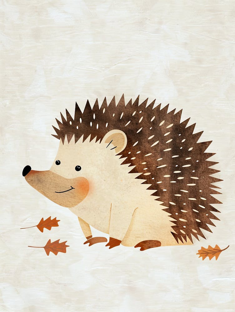 Cuddly Forest Friend Children Prints & Kids Posters