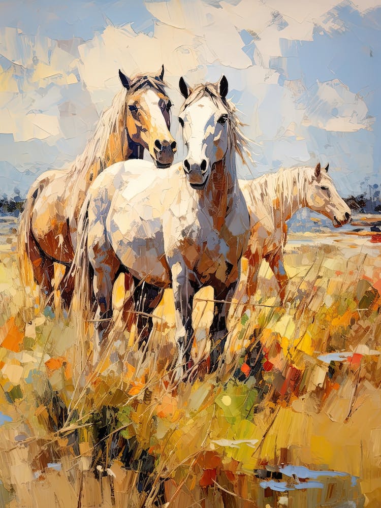 Horses Painting In Andes, Chile 2