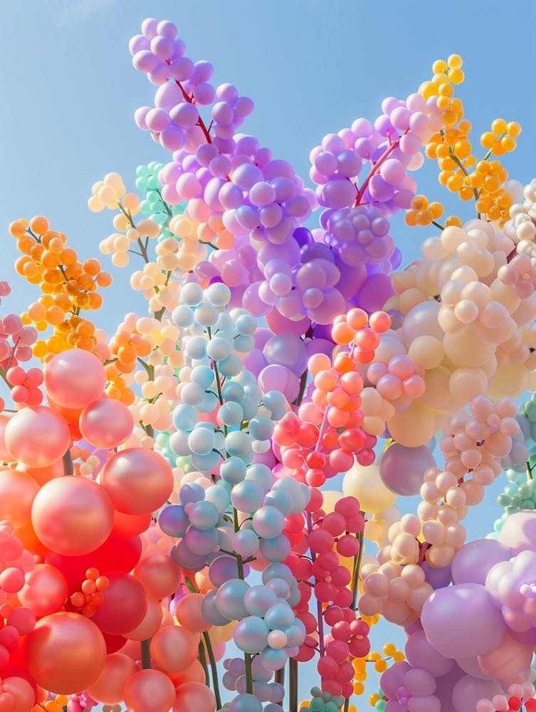 Dreamy Inflatable Flowers Babys Breath 2