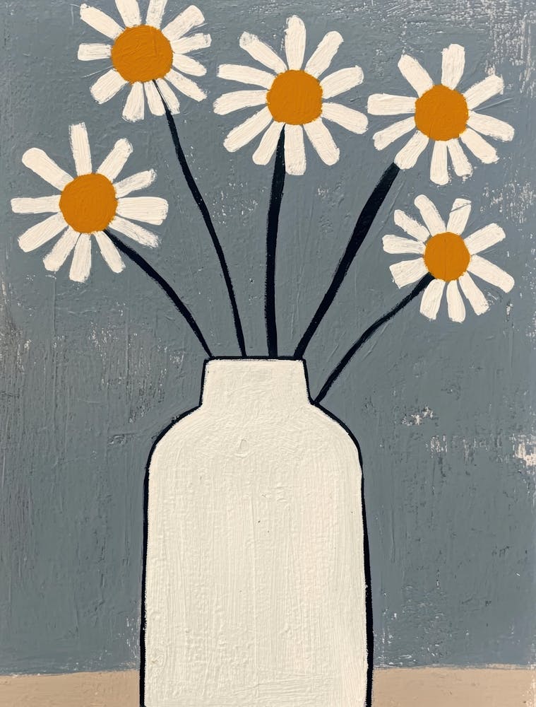 Daisies In A Vase 34