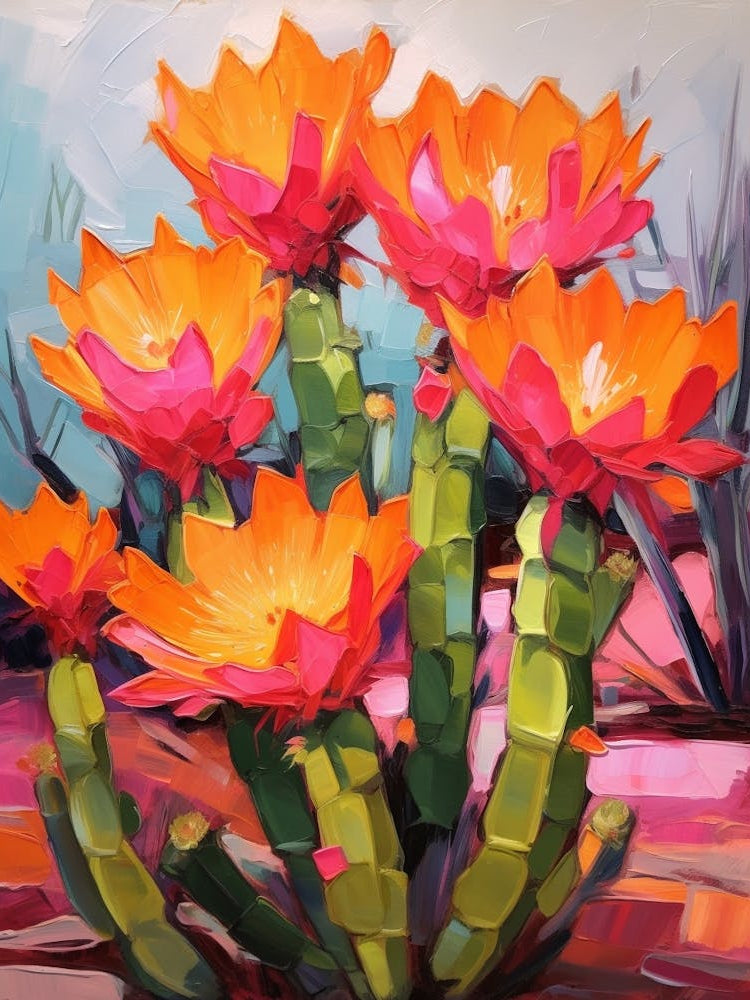 Cactus Painting Echinocereus 1